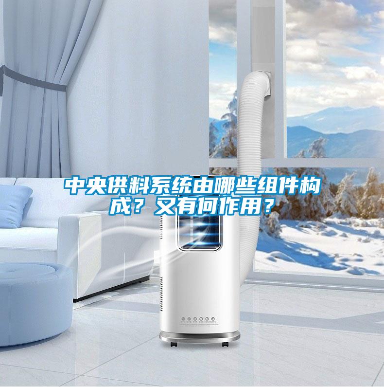 中央供料系統由哪些組件構成?又有何作用?