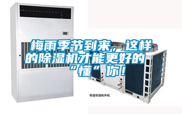 梅雨季節到來,這樣的除濕機才能更好的“懂”你!