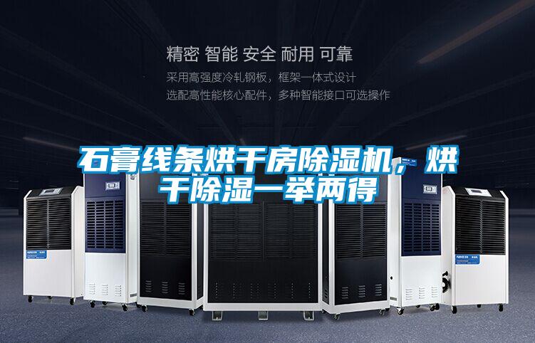 石膏線條烘干房除濕機,烘干除濕一舉兩得