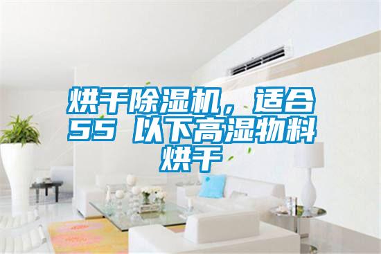 烘干除濕機,適合55℃以下高濕物料烘干