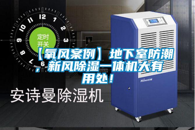 【氧風案例】地下室防潮,新風除濕一體機大有用處!