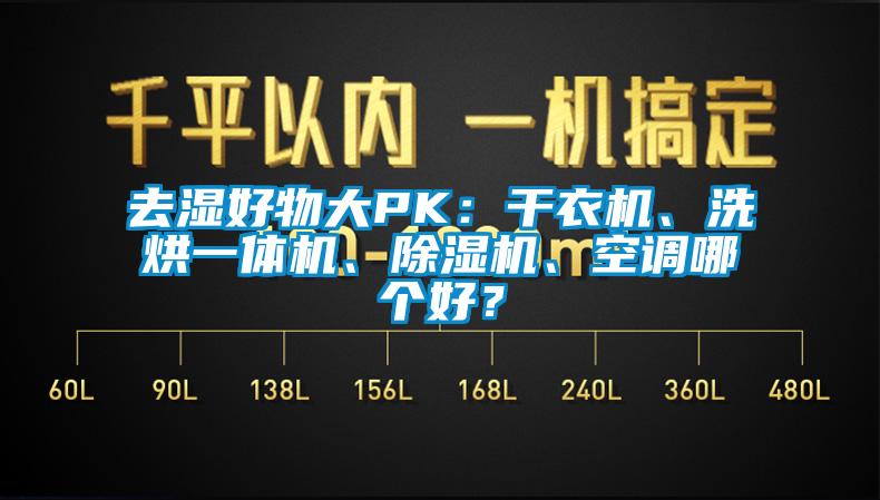 去濕好物大PK：干衣機、洗烘一體機、除濕機、空調哪個好？