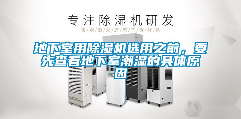 地下室用除濕機選用之前，要先查看地下室潮濕的具體原因