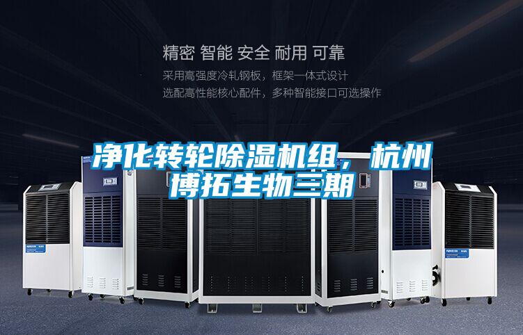 凈化轉輪除濕機組,杭州博拓生物三期