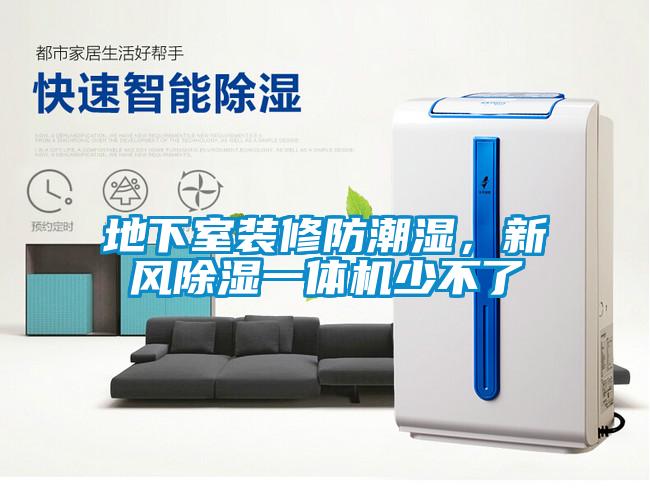 地下室裝修防潮濕,新風除濕一體機少不了