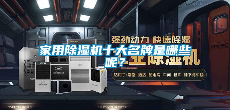 家用除濕機(jī)十大名牌是哪些呢?