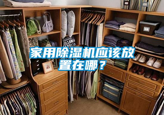 家用除濕機應該放置在哪？