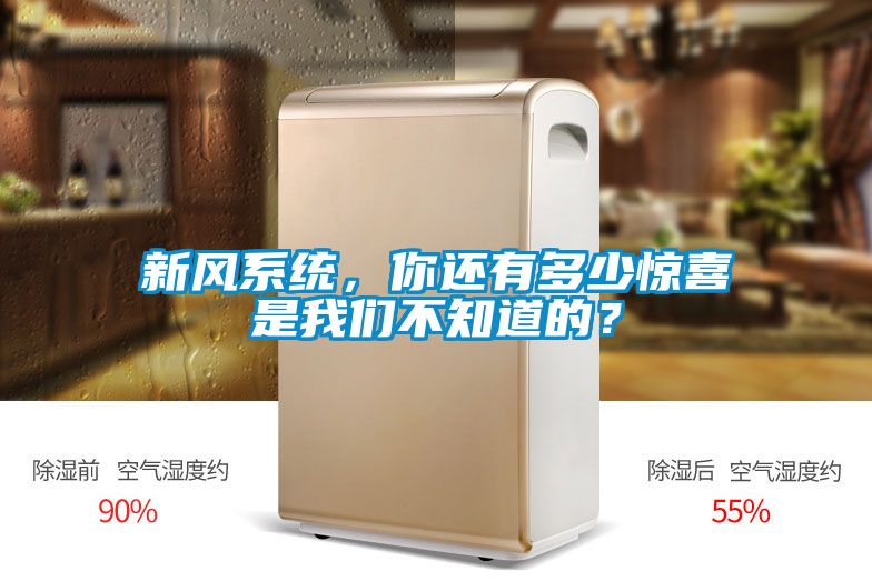 新風(fēng)系統(tǒng),你還有多少驚喜是我們不知道的?