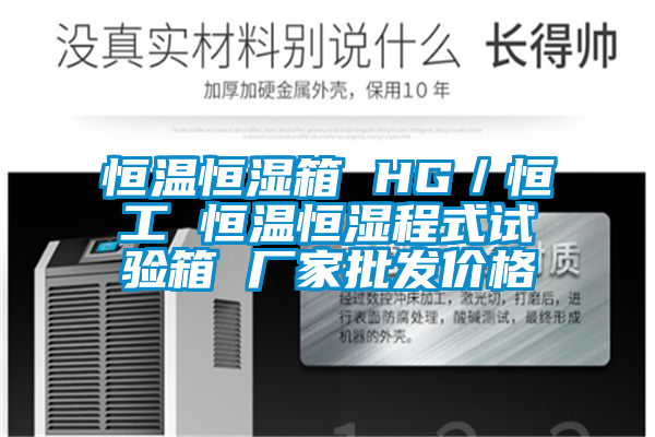 恒溫恒濕箱 HG/恒工 恒溫恒濕程式試驗(yàn)箱 廠家批發(fā)價(jià)格