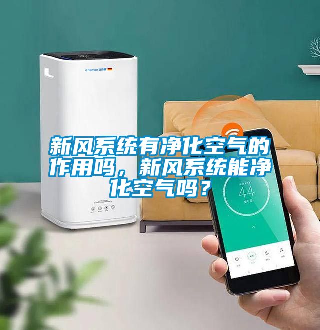 新風(fēng)系統(tǒng)有凈化空氣的作用嗎，新風(fēng)系統(tǒng)能凈化空氣嗎？