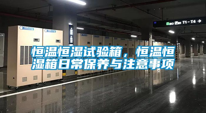 恒溫恒濕試驗箱,恒溫恒濕箱日常保養與注意事項