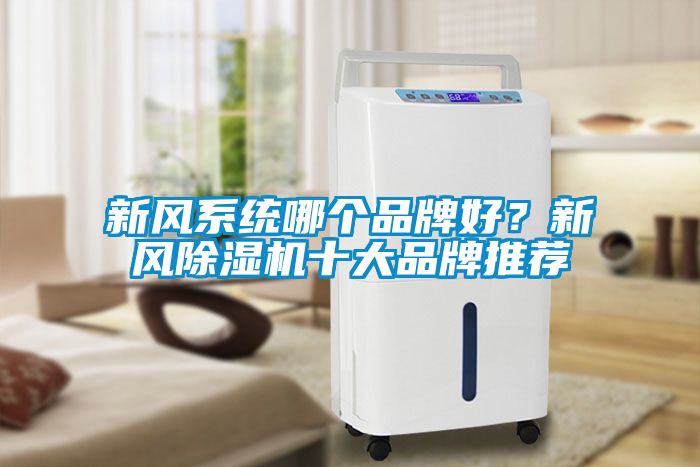 新風系統哪個品牌好？新風除濕機十大品牌推薦