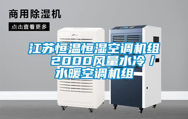 江蘇恒溫恒濕空調(diào)機(jī)組 2000風(fēng)量水冷/水暖空調(diào)機(jī)組
