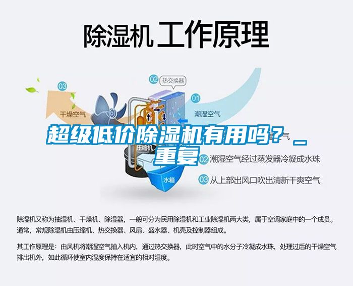 超級低價除濕機有用嗎?_重復