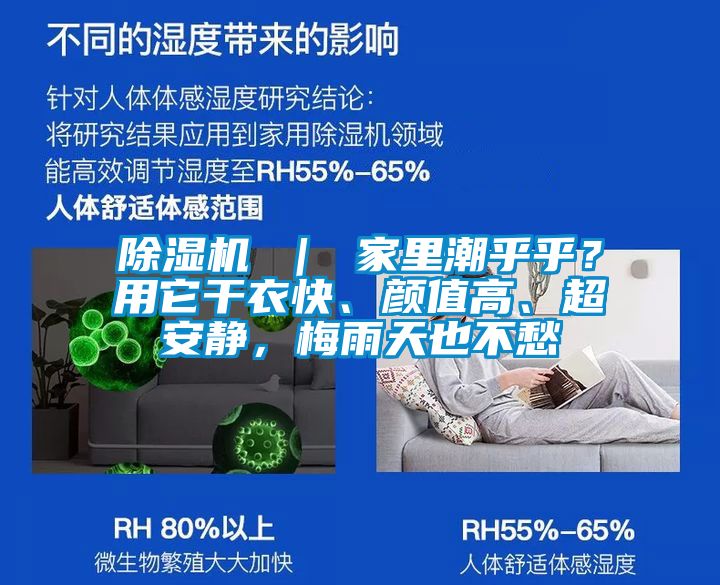 除濕機 | 家里潮乎乎?用它干衣快、顏值高、超安靜,梅雨天也不愁