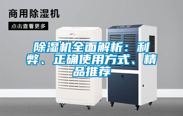 除濕機全面解析:利弊、正確使用方式、精品推薦