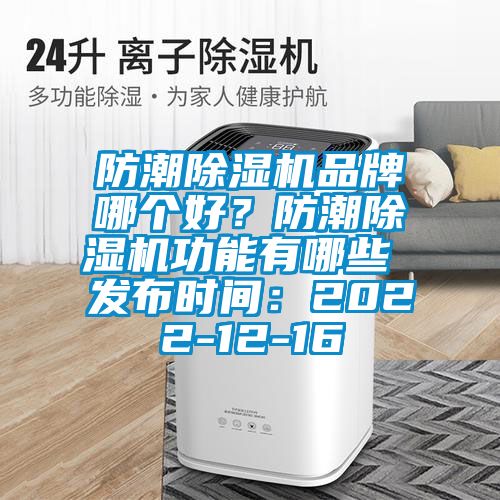 防潮除濕機(jī)品牌哪個(gè)好?防潮除濕機(jī)功能有哪些 發(fā)布時(shí)間:2022-12-16