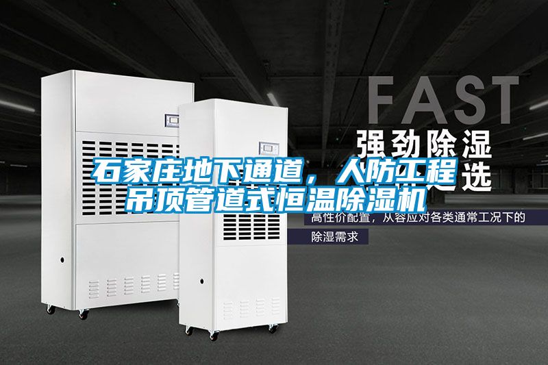 石家莊地下通道,人防工程吊頂管道式恒溫除濕機
