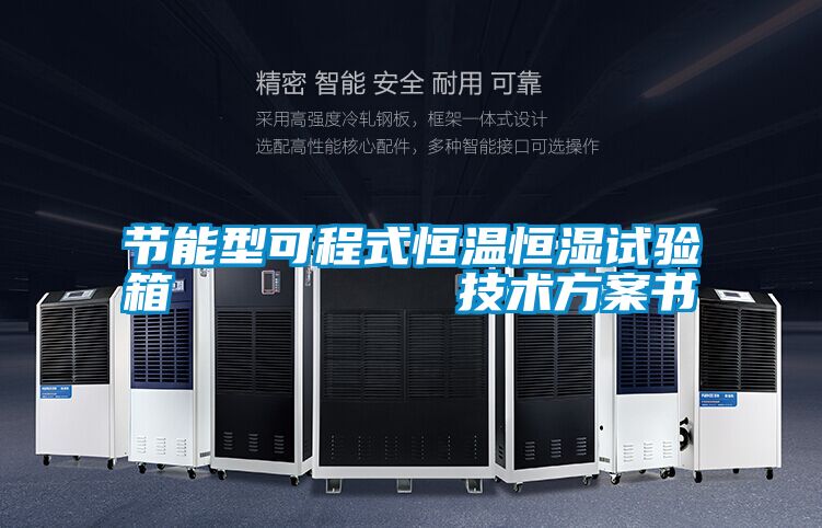 節(jié)能型可程式恒溫恒濕試驗(yàn)箱 技術(shù)方案書
