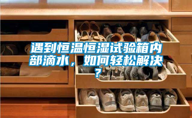 遇到恒溫恒濕試驗箱內部滴水，如何輕松解決？
