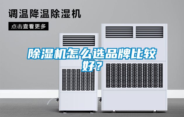 除濕機怎么選品牌比較好?