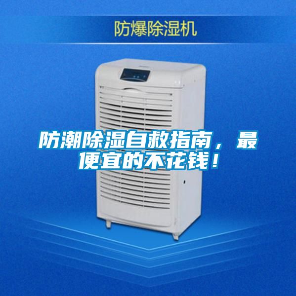 防潮除濕自救指南，最便宜的不花錢！